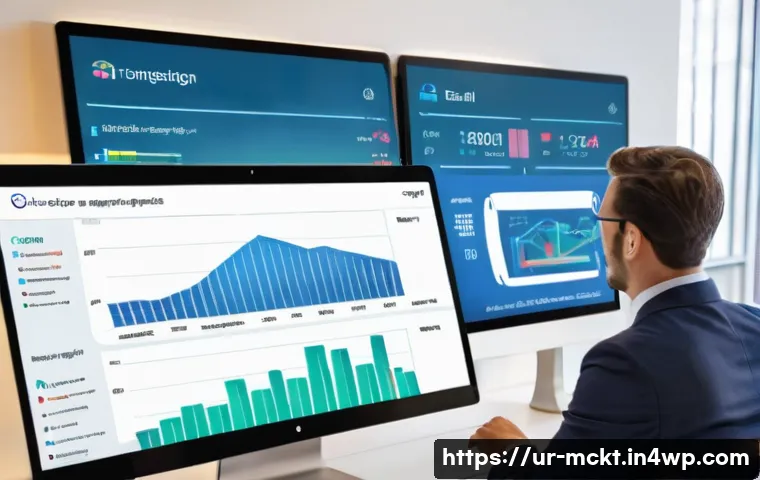 데이터 기반 이메일 마케팅 자동화 전략 - **Prompt 1: Data-Driven Email Strategy Meeting**
A bright, modern office setting with a diverse ...